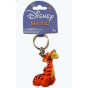  Disney Tigger PVC Figural Keyring   Tigger Figure Keychain 