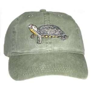  Wood Turtle Embroidered Cotton Cap Patio, Lawn & Garden