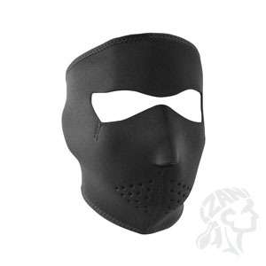 Zan Headgear Full Face Neoprene Mask Black Motorcycle Biker cold 