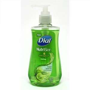 Dial Nutriskin with Fruit Oil Hand Soap Grape Seed Oil & Lemongrass 9 