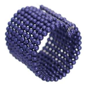  Captivate Blueberry Pearl Cuff Bangle Jewelry