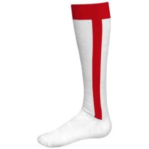 Pearsox All In One Stirrup Baseball Athletic Socks SCARLET ADULT 