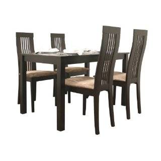Baxton Studio Magness Modern Dining Chairs, Dark Brown, Set of 2 