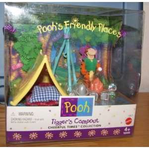   Pooh Playset Tiggers Campout Cheerful Times Collection Toys & Games