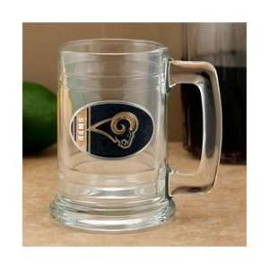  St. Louis Rams Tankard Head Glass Mug: Sports & Outdoors