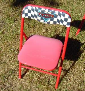 Neat Disney CARS Folding Table with 2 folding Chairs  