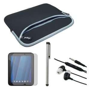   Pen + Black Dual Pocket Carrying Case for HP Touchpad 9.7 Tablet