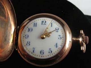 VINTAGE 0S NEW ENGLAND WATCH CO HUNTING POCKETWATCH  