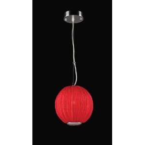  PLC Lighting 73001 RED pendant from Sidney collection 