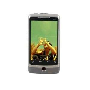   Touch Screen Quad Band Dual Cell Phone(Silver) Cell Phones