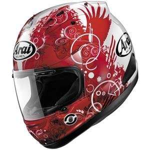  Arai Corsair V Fiction Helmet   Small/Red: Automotive
