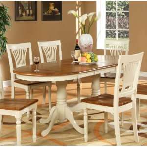 Parawood Furniture Plaineville Collection Casual Dining Table With 18 