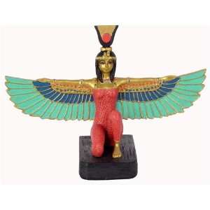   : Miniature kneeling Winged Isis, Gold Finish, 3.75L: Home & Kitchen