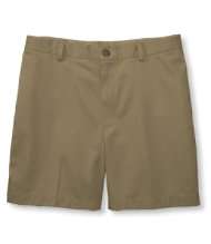 Double L Chino Shorts, Classic Fit Plain Front 6 Inseam