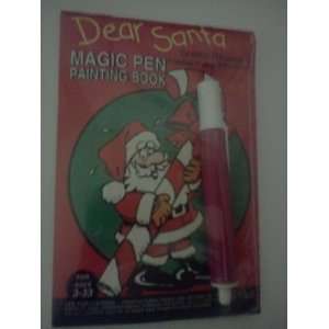  Dear Santa Magic Pen Painting Book: Toys & Games