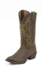 NIB mens Justin cowboy boots 2551 brown leather  