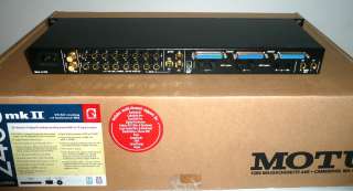 Motu 2408 MKII Interface MK2 with PCI 324 card   MK 2 II  