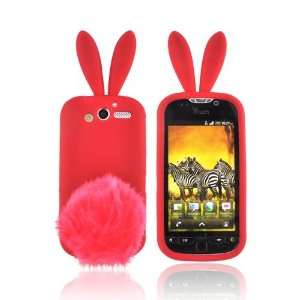   Feel Anti Slip Silicone Skin Case Cover w Fur Tail Stand: Electronics