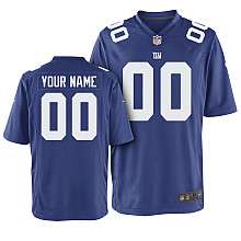Nike New York Giants Youth Customized Game Team Color Jersey    