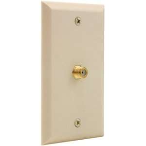  GE AV93235 Video Cable Wall Plate (Ivory) Electronics