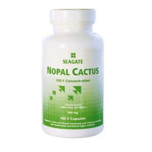  Seagate Nopal Cactus 500 mg, (180 Veg capsules) Health 