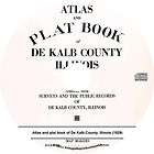 1929 atlas plat book of de kalb county illinois il