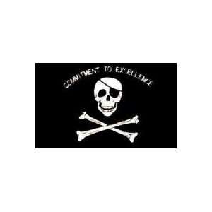  NEOPlex 3 x 5 Commitment To Excellence Pirate Flag 