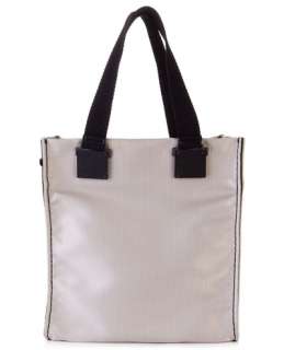 Italia Independent Silver Ballistic Nylon Shopping Bag   Tessabit 