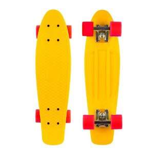   Skateboard Complete W Penny Shrink Stereo Sonic Tail Yellow/Red