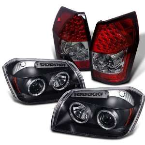   Magnum Twin Halo LED Projector Head Lights+led Tail Lights: Automotive