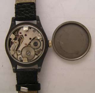 Vintage WW2 Action Military Swiss 15Jewels Wrist Watch A+A+ Serviced 