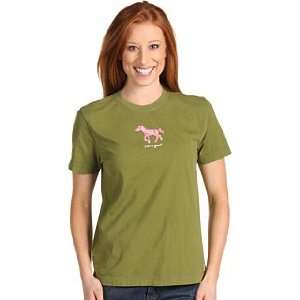 Life is good Women Horse Flowers Crusher Style T shirt:  