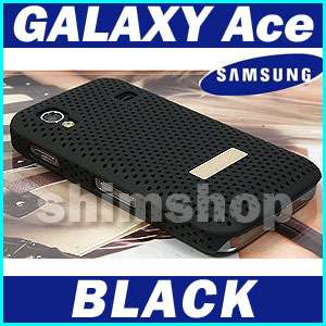 NEW Samsung Galaxy Ace S5830 GENUINE Hard Cover Case BK  