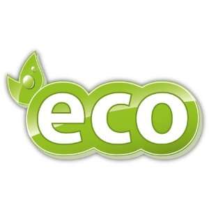  ECO environmental friendly car bumper sticker decal 6 X 3 