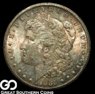 1885 CC Morgan Silver Dollar SOLID GEM BU++ ** POPULAR KEY DATE 