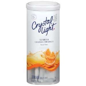 Crystal Light Sunrise Classic Orange Drink Mix, 2.5 oz, Makes 10 qt