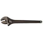 jaw capacity adjustable wrench in extra tough black industrial finish 