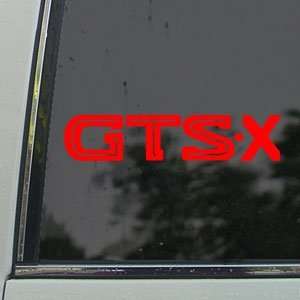  Nissan Red Decal GTS X GT R GTR SE R S15 350Z Car Red 