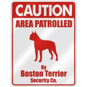   BY BOSTON TERRIER SECURITY CO.  PARKING SIGN DOG