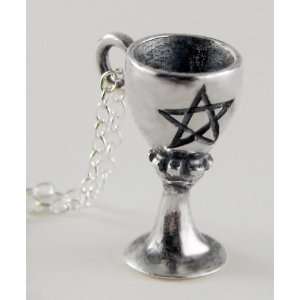 Sterling Silver Chalice for a Charm Bracelet or as a Pendant Made in 