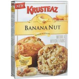  Krusteaz Banana Nut Muffin Mix, 17.1 oz, 12 ct (Quantity 