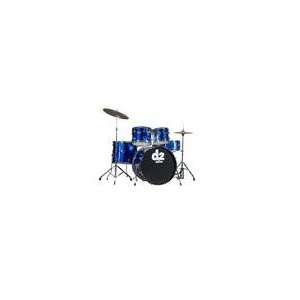  ddrum D2 5pc Drum Set with Hdwr & Cyms   Police Blue 