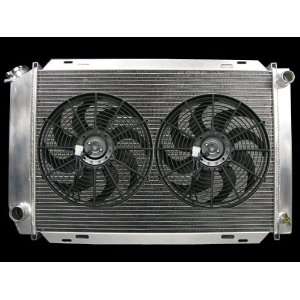  Radiator + 12Fans For 79 93 Mustang MT 3 Rows Automotive