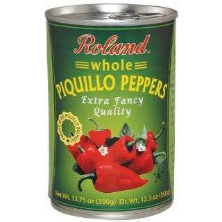 DeLallo Roasted Piquillo Peppers, 12 Ounce Jars (Pack of 12)  