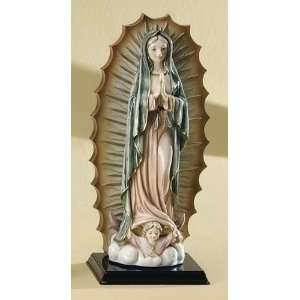  Pack of 10 Porcelain Finish Our Lady of Guadalupe 