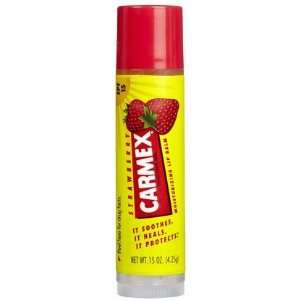 Carmex Strawberry Flavor Moisturizing Lip Balm Stick SPF 15 (Quantity 