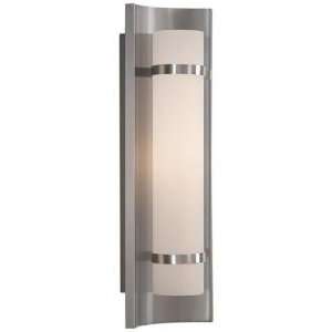  Murray Feiss Colin Brushed Steel 18 1/2 High Wall Sconce 