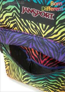 Jansport BLACK LABEL Backpack Colorful Zebra Style JS 43520J9EM  