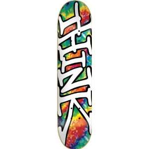  Think Tie Dye Tag Deck 7.8 Skateboard Decks Sports 