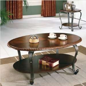   Sumatra Cocktail Table Set in Multi Step Cherry